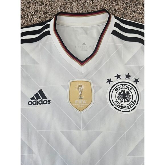 Germany 2016 FIFA Champs Jersey Adidas ClimaCool Size S World Cup Vintage Retro - Picture 2 of 9